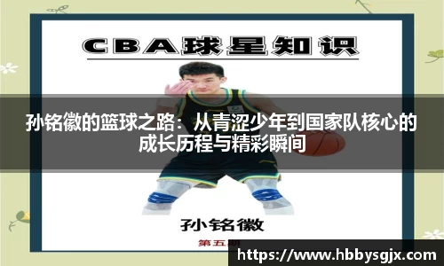 孙铭徽的篮球之路：从青涩少年到国家队核心的成长历程与精彩瞬间